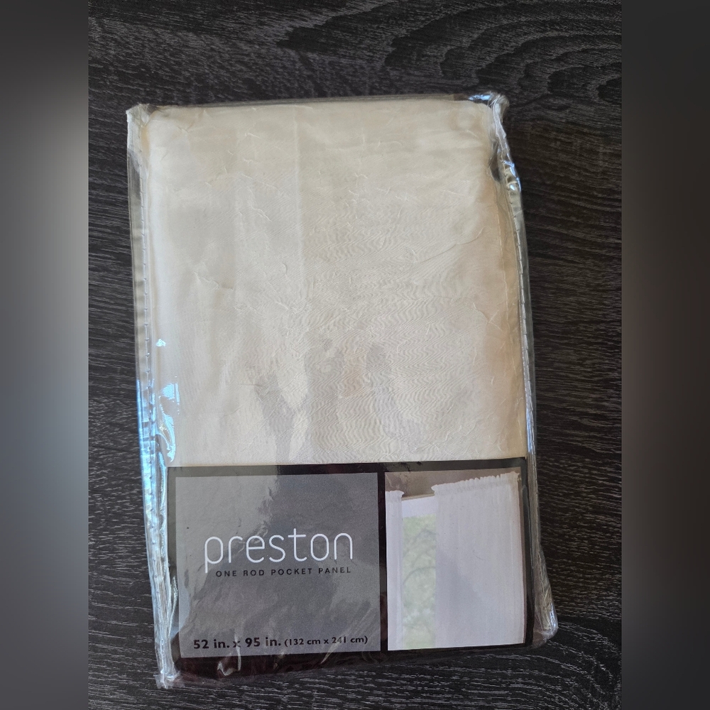 Cream Rod Pocket Panel